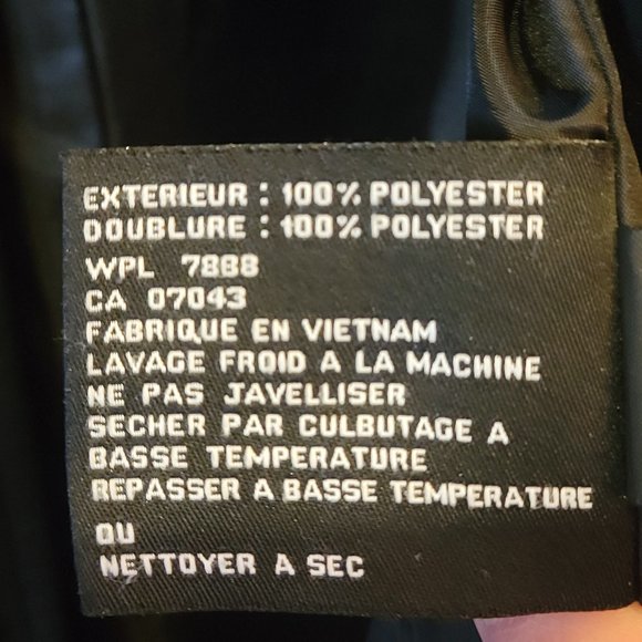 Anne Klein Black Coat - Picture 10 of 11